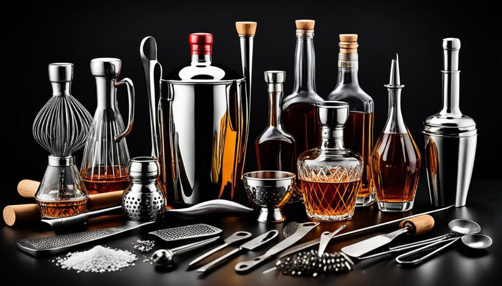 Utensílios essenciais para preparar drinks com whisky
